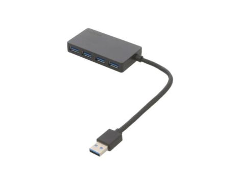 UA0396 Hub USB, USB A gniazdo x4, USB A wtyk, USB 3.2, PnP, 5Gbps