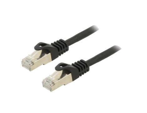 PP6A-LSZHCU-BK-10M Patch cord S/FTP 6a drut Cu LSZH czarny 10m 27AWG Cablexpert