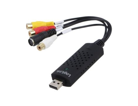 VG0030A Grabber Audio/Video, DIN mini 4pin gniazdo, USB 2.0, czarny