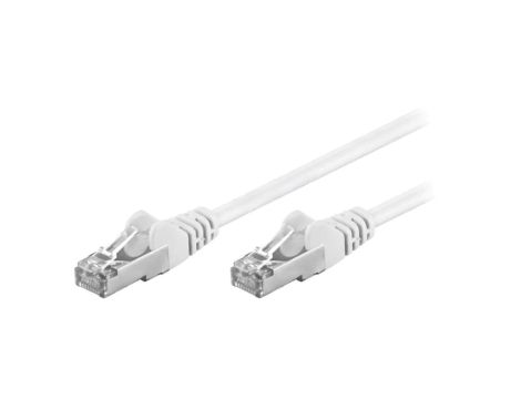 F/UTP5-CCA-150WH Patch cord F/UTP 5e linka CCA PVC biały 15m 26AWG