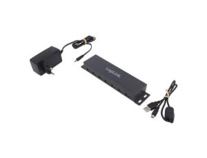 Hub USB, DC, USB A gniazdo x7, USB B mini gniazdo, USB 2.0 UA0148