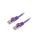 PP6A-LSZHCU-V-20M Patch cord S/FTP 6a drut Cu LSZH fioletowy 20m 27AWG