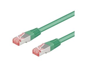 Patch cord S/FTP 6 linka Cu LSZH zielony 30m 28AWG 68297