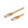 S/FTP6-CU-100OR Patch cord S/FTP 6 linka Cu LSZH pomarańczowy 10m 28AWG