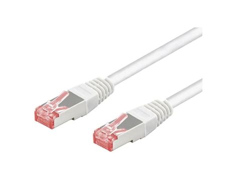 S/FTP6-CU-250WH Patch cord S/FTP 6 linka Cu LSZH biały 25m 28AWG