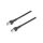 CA00613.00C10 Patch cord SF/UTP 5e linka Cu PVC czarny 10m 26AWG Żyły: 8