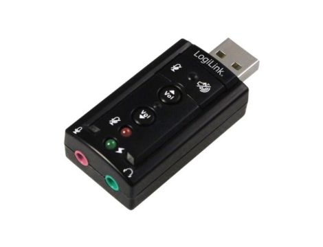 UA0078 Karta komputerowa: dźwiękowa, stereo 7.1, USB 2.0