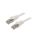 PP6A-LSZHCU-W-15M Patch cord S/FTP 6a drut Cu LSZH biały 15m 27AWG Cablexpert