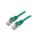 PP6A-LSZHCU-G-10M Patch cord S/FTP 6a drut Cu LSZH zielony 10m 27AWG