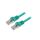PP6A-LSZHCU-G-30M Patch cord S/FTP 6a drut Cu LSZH zielony 30m 27AWG