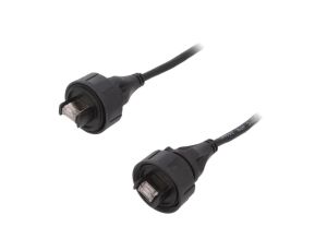 Patch cord RJ45 wtyk,z obu stron Pokrycie: złocony -25...75C PX0898/3M00