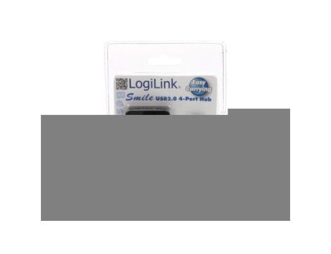 UA0139 Hub USB, USB A gniazdo x4, USB A wtyk, USB 2.0, PnP, czarny