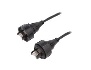 Patch cord RJ45 wtyk,z obu stron Pokrycie: złocony -25...75C PX0898/5M00