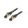 PP8-LSZHCU-BK-1.5M Patch cord S/FTP Cat 8 linka Cu LSZH czarny 1,5m 27AWG