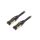 PP8-LSZHCU-BK-2M Patch cord S/FTP Cat 8 linka Cu LSZH czarny 2m 27AWG