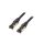 PP8-LSZHCU-BK-7.5M Patch cord S/FTP Cat 8 linka Cu LSZH czarny 7,5m 27AWG