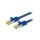 S/FTP7-CU-150BL Patch cord S/FTP 6a linka Cu LSZH niebieski 15m 26AWG
