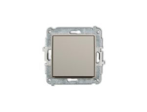 ICON Mechanizm łącznika schodowego (jeden klawisz bez piktogramu) taupe 60IWP-3.1