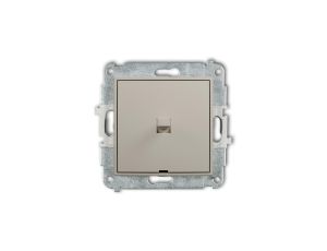 ICON Mechanizm łącznika krzyżowego w stylu amerykańskim (jeden klawisz bez piktogramu) taupe 60IWPUS-6.1