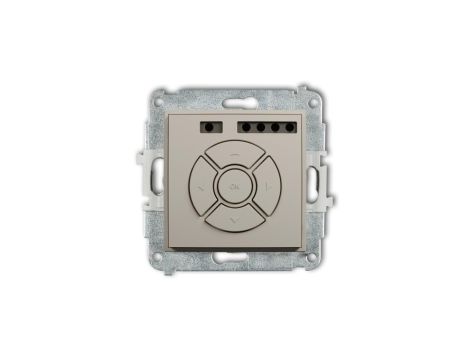 ICON Mechanizm elektronicznego sterownika roletowego (przycisk strefowy) taupe 60ISR-5