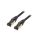 PP8-LSZHCU-BK-5M Patch cord S/FTP Cat 8 linka Cu LSZH czarny 5m 27AWG