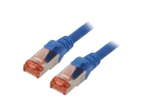 Patch cord S/FTP 6 linka Cu LSZH niebieski 3m 27AWG DK-1644-030/B