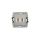 ICON Mechanizm gniazda podwójnego HDMI 2.1, 8K, bez pola opisowego taupe 60IHDMIBO-6