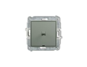 ICON Mechanizm łącznika schodowego w stylu amerykańskim (jeden klawisz bez piktogramu) szałwiowy 61IWPUS-3.1