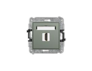 ICON Mechanizm gniazda pojedynczego HDMI 2.1, 8K szałwiowy 61IHDMI-5