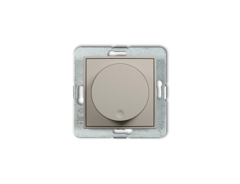 MINI Mechanizm elektronicznego regulatora oświetlenia przyciskowo-obrotowego taupe 60MRO-1