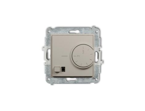 MINI Mechanizm elektronicznego regulatora temperatury z czujnikiem podpodłogowym taupe 60MRT-1