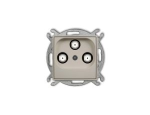 MINI Mechanizm gniazda multimedialnego 3F DATA (Vectra) taupe 60MGMV