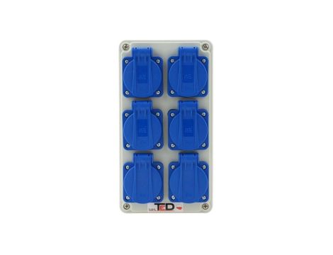 Rozdzielnica budowlana BIWAK 6Gs 230V 02.020