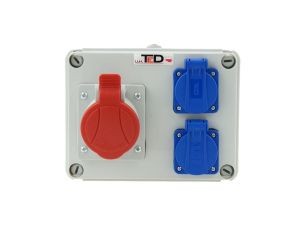 Rozdzielnica budowlana RS-07 16A/5P + 2Gs 230V 07.165