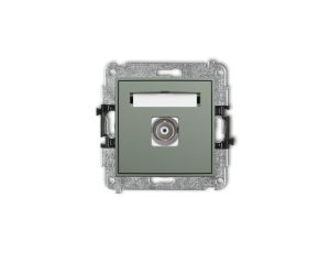 MINI Mechanizm gniazda pojedynczego BNC szałwiowy 61MGBNC-1