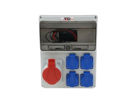 Rozdzielnica budowlana 11M PERLIT 32A/5P + 4Gs 230V 04.150