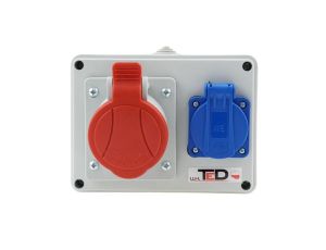 Rozdzielnica budowlana RS-06 16A/5P + Gs 230V 06.165