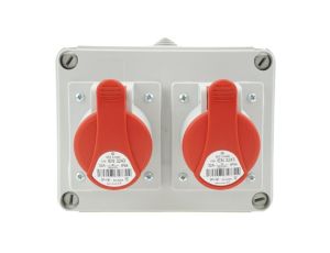Rozdzielnica budowlana RS-05 2x32A/4P 400V 05.012
