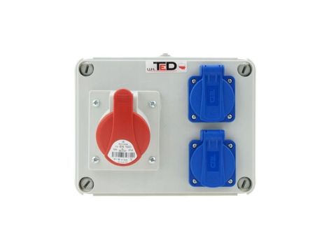 Rozdzielnica budowlana RS-07 16A/4P + 2Gs 230V 07.164