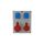 Rozdzielnica budowlana RS-08 32A/5P + 16A/5P + 2Gs 230V 01.180