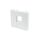 Adapter keystone pojedynczy 2M 45x45 biały Mediabox
