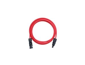 Przedłużka z złączami MC4 - kabel solarny KENO 4mm2 czerwony 3m KENO PRZ-4MM-RED-3M
