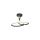 Lampa sufitowa CLINT kolor czarny metal/aluminium, tworzywo, LED 3000 Lm 3000K IP20 MX6349-1-3BT Zuma Line