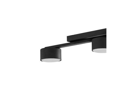 Lampa podłogowa OMI kolor Czarny szklane białe klosze, źródło 4*G9 - 1176 Zuma Line