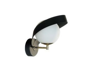 Kinkiet lampa ścienna NELA kolor czarny/złoty metal/szkło, E14 IP20 1140 Zuma Line