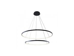 Lampa wisząca BRENO kolor czarny aluminium/metal, LED 2500 Lm barwa regulowana IP20 2023200-BK Zuma Line