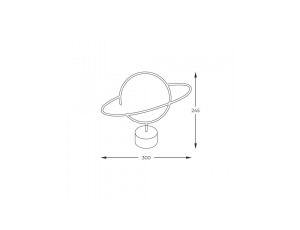 Lampa wisząca Tropea 1xE27 bursztynowa, mała LP-2004/1P S AM Light Prestige