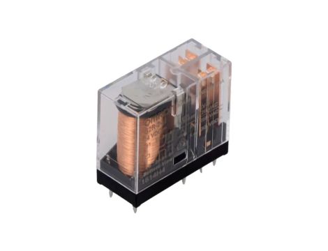 G2R-2-H-DC24 Przekaźnik: elektromagnetyczny DPDT Ucewki: 24VDC 3A/250VAC