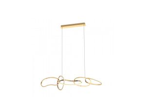 Lampa wisząca CHOLET kolor francuskie złoto metal/aluminium, tworzywo sztuczne, LED 6600 Lm 3000K IP20 MD7361-5A-EGT Zuma Line