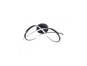 Lampa sufitowa PAUL kolor czarny aluminium/metal, LED 1450 Lm barwa regulowana IP20 19602C-BK Zuma Line